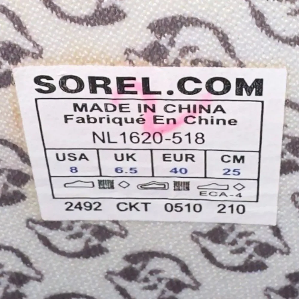 Sorel Sorellington Tall Slip-on Rain Boots Purple / Black‎ NL1620-518 Women's 8